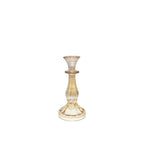Amber Kandelaar H21cm - Klein Model Aulica Glas