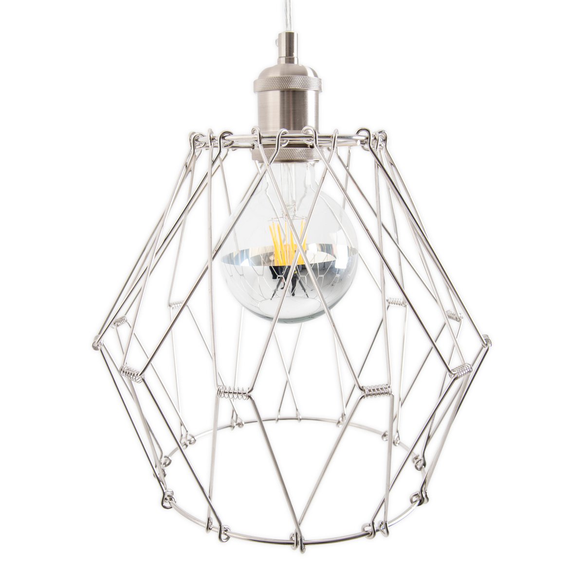 Näve Fyn Hanglamp Metaal 40cm Zilver