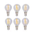 Näve LED-Filamentlamp E14 4W 6-set Helder
