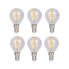 Näve LED-Filamentlamp E14 4W 6-set Helder