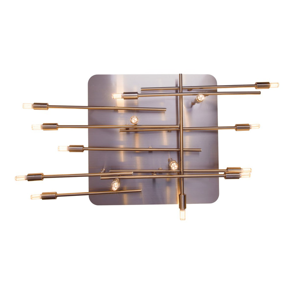 ANCONA LED Plafondlamp - Roestvrijstaal 71x70cm