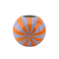 Bloemvaas Swirl - Oranje/Paarse - 20x20x20cm