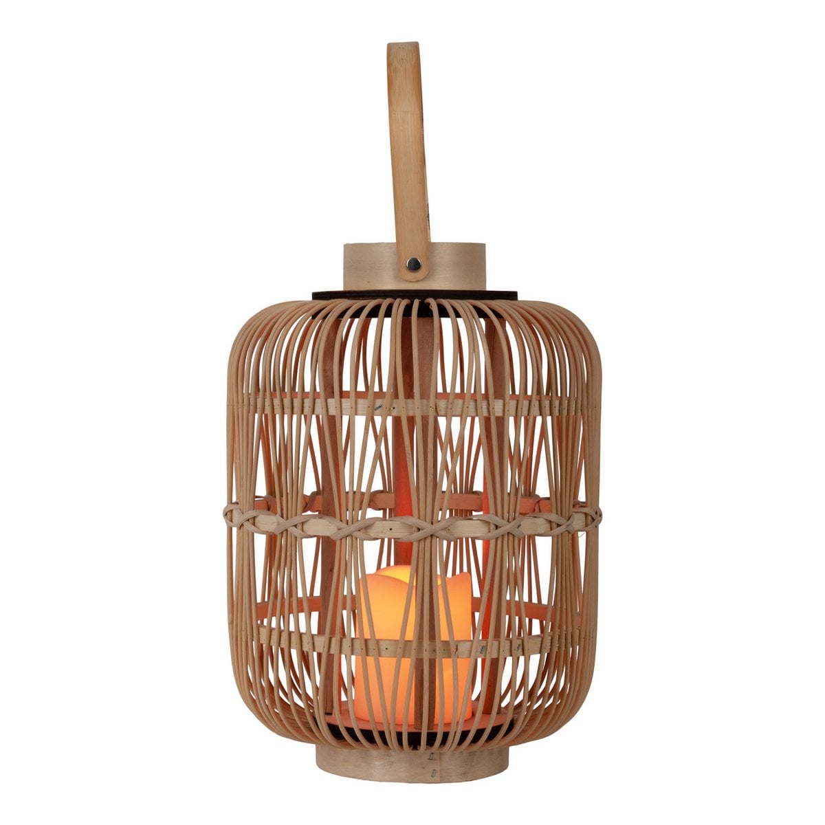 LED Decol Light Korbinian - Rattan 32,5cm
