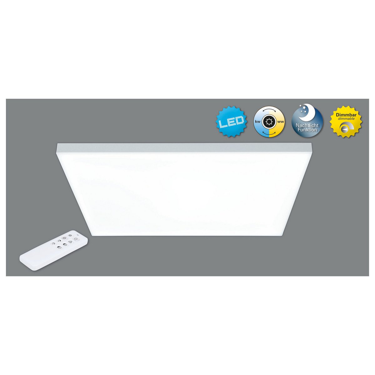 Näve Carente LED Plafondlamp 45cm Wit