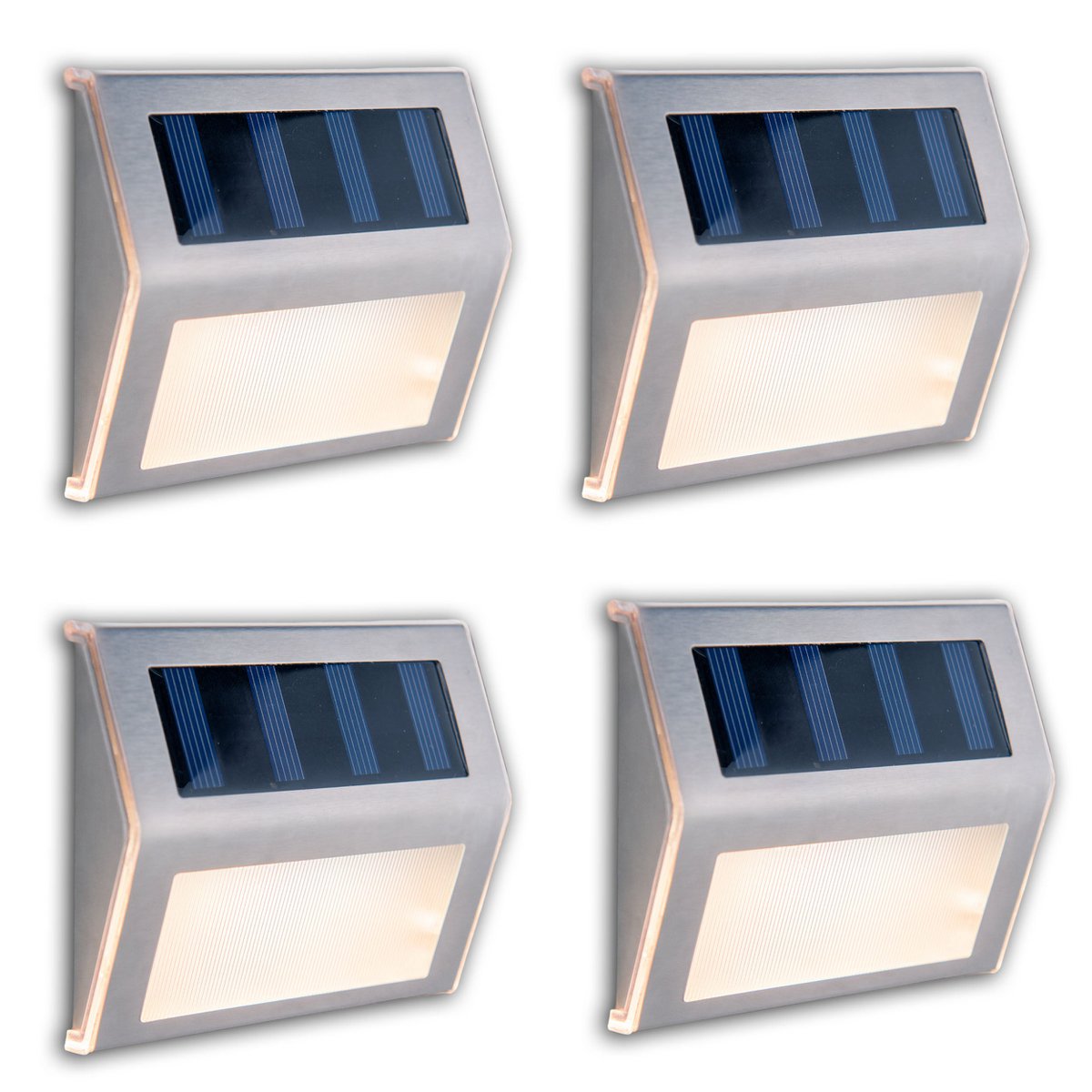 Näve Solar Wandlamp - Wit 4 stuks