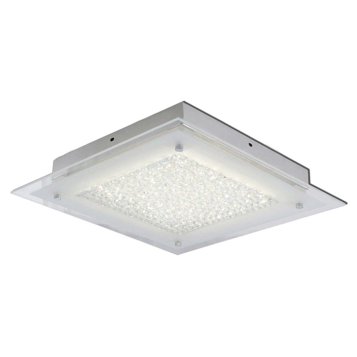 LED plafondlamp Glasgow 36cm Chroom