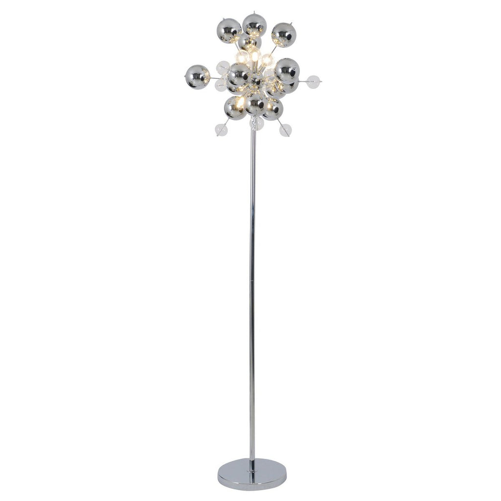 Näve Explosie Staande Lamp Chrome 169cm