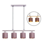 Näve Maron 4-Light Pendant Lamp - Brown 72cm