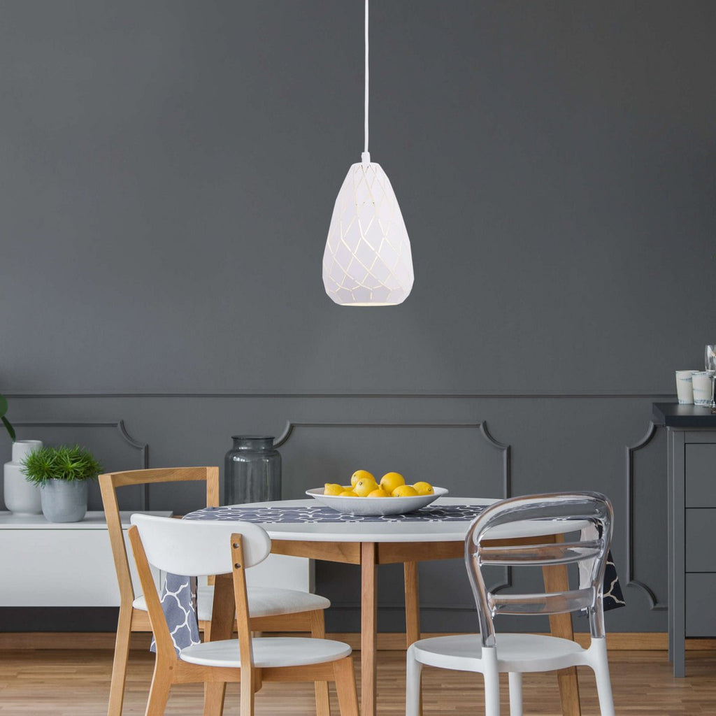 Näve Alison Hanglamp Wit 15cm