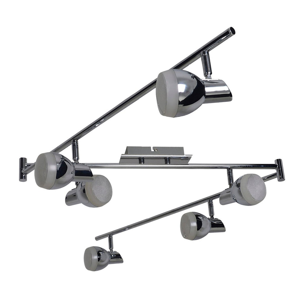 Chromey LED Plafondspot Näve Leuchten 180cm Warm Wit