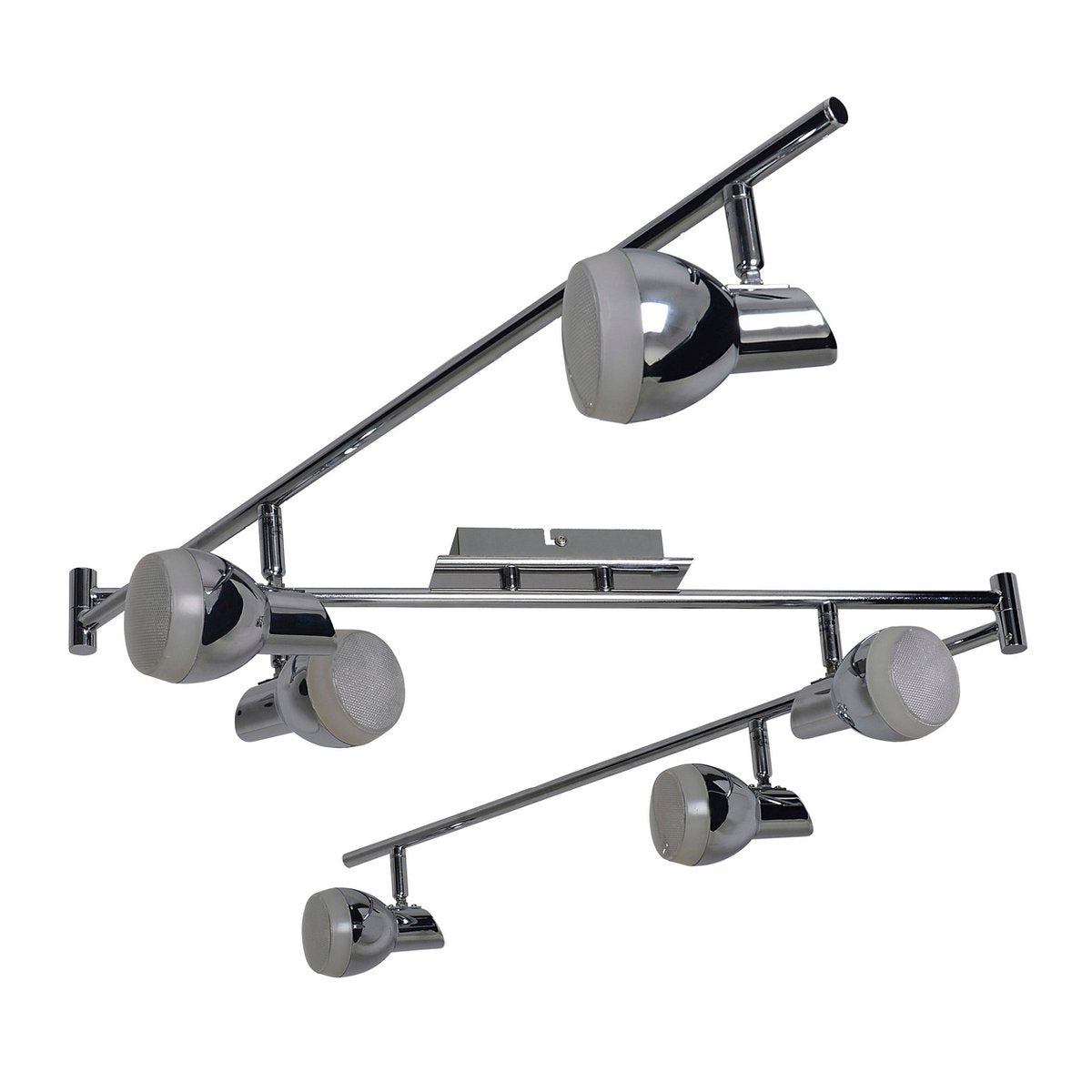 Chromey LED Plafondspot Näve Leuchten 180cm Warm Wit
