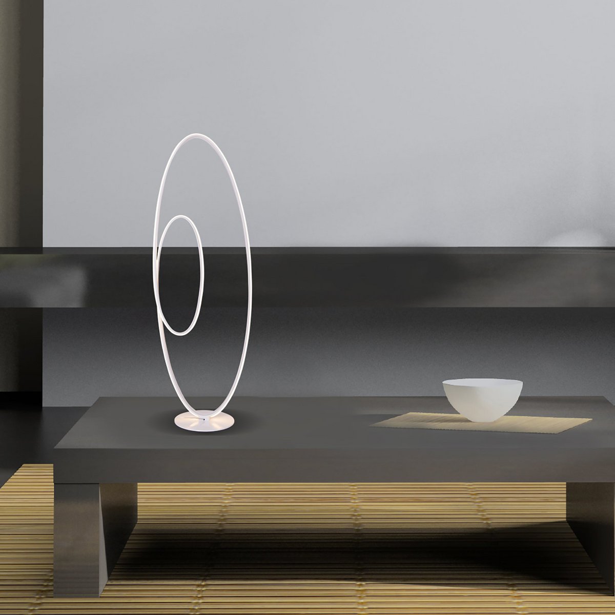 Näve Odrive LED Vloerlamp 120cm Wit