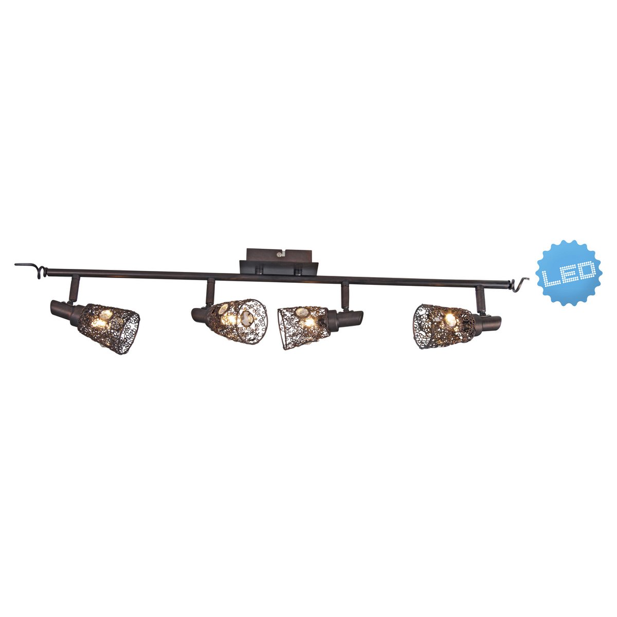 LED plafondlamp Antigua 4x G9 - Näve