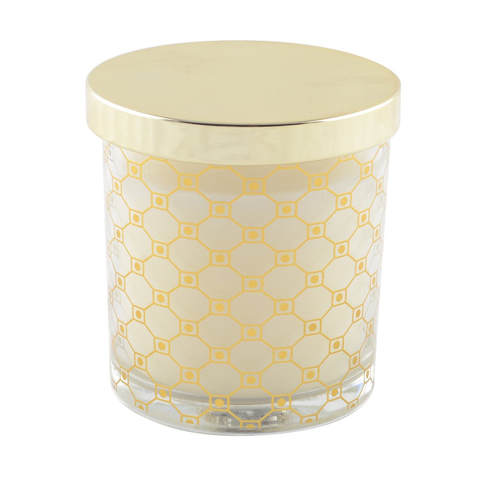 Gouden Muskuskaars met Deksel 7,8 cm