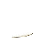 Wit aluminium decoratieve schaal 50x10,5cm
