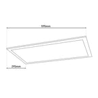 Näve Alegre LED Wandpaneel 59,5cm Warm Wit