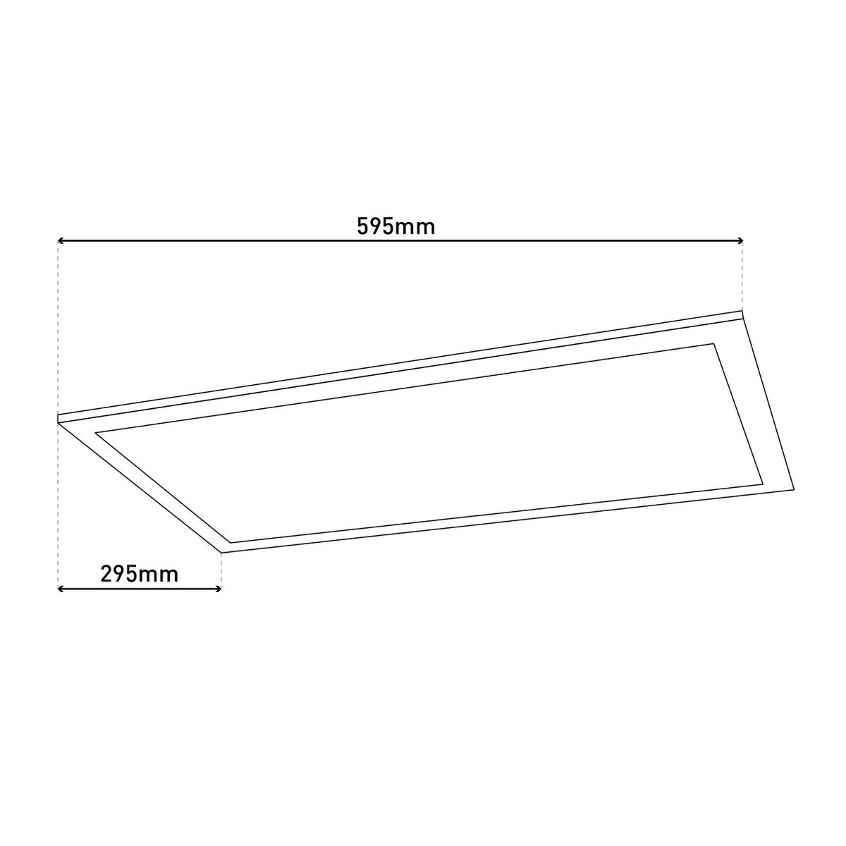Näve Alegre LED Wandpaneel 59,5cm Warm Wit