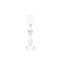 Middentransparant kandelaar H31cm glas