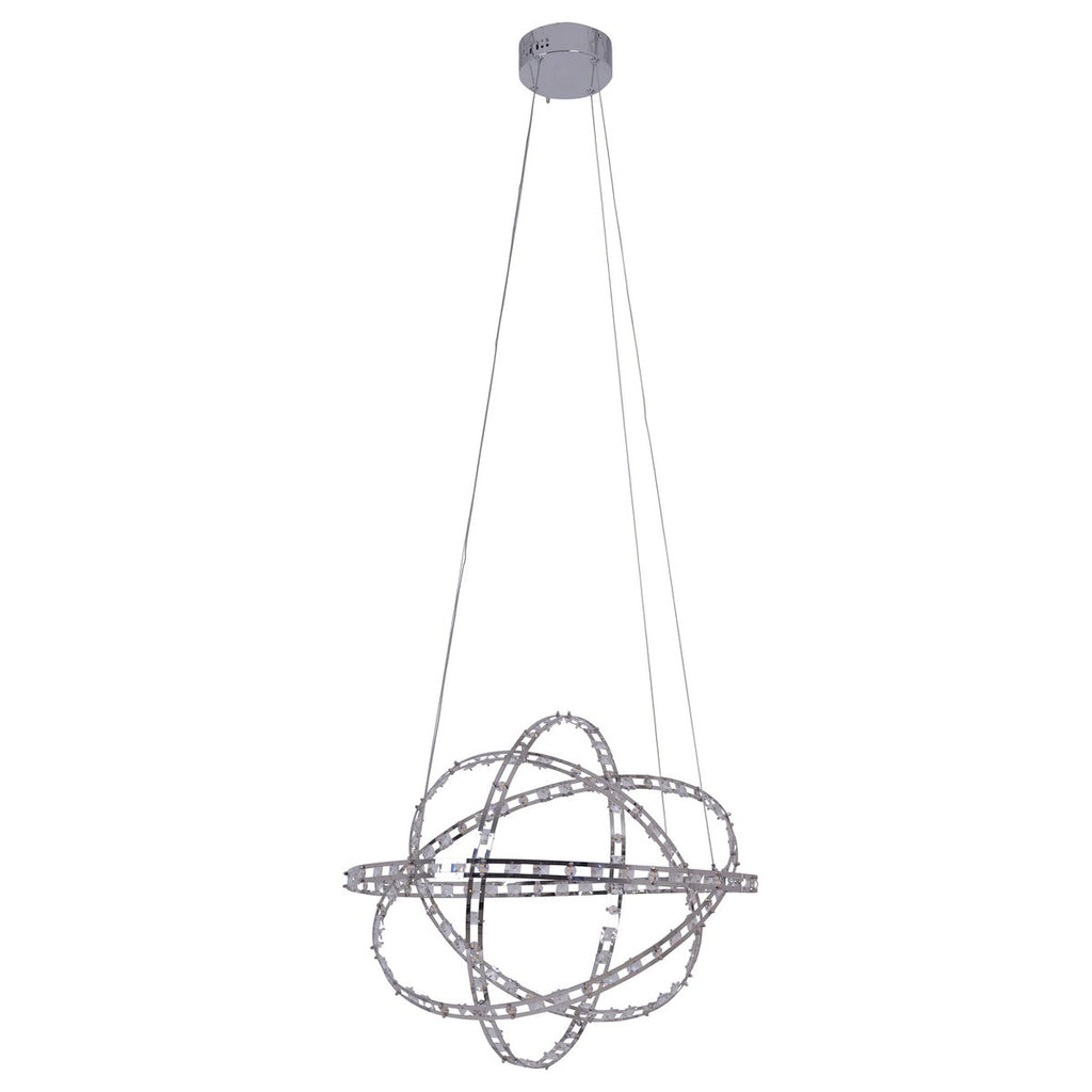 Näve Cosmos LED Hanglamp Chroom Ø60cm