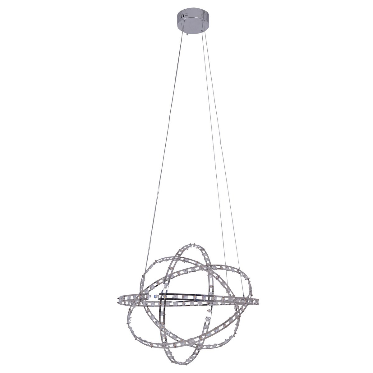 Näve Cosmos LED Hanglamp Chroom Ø60cm