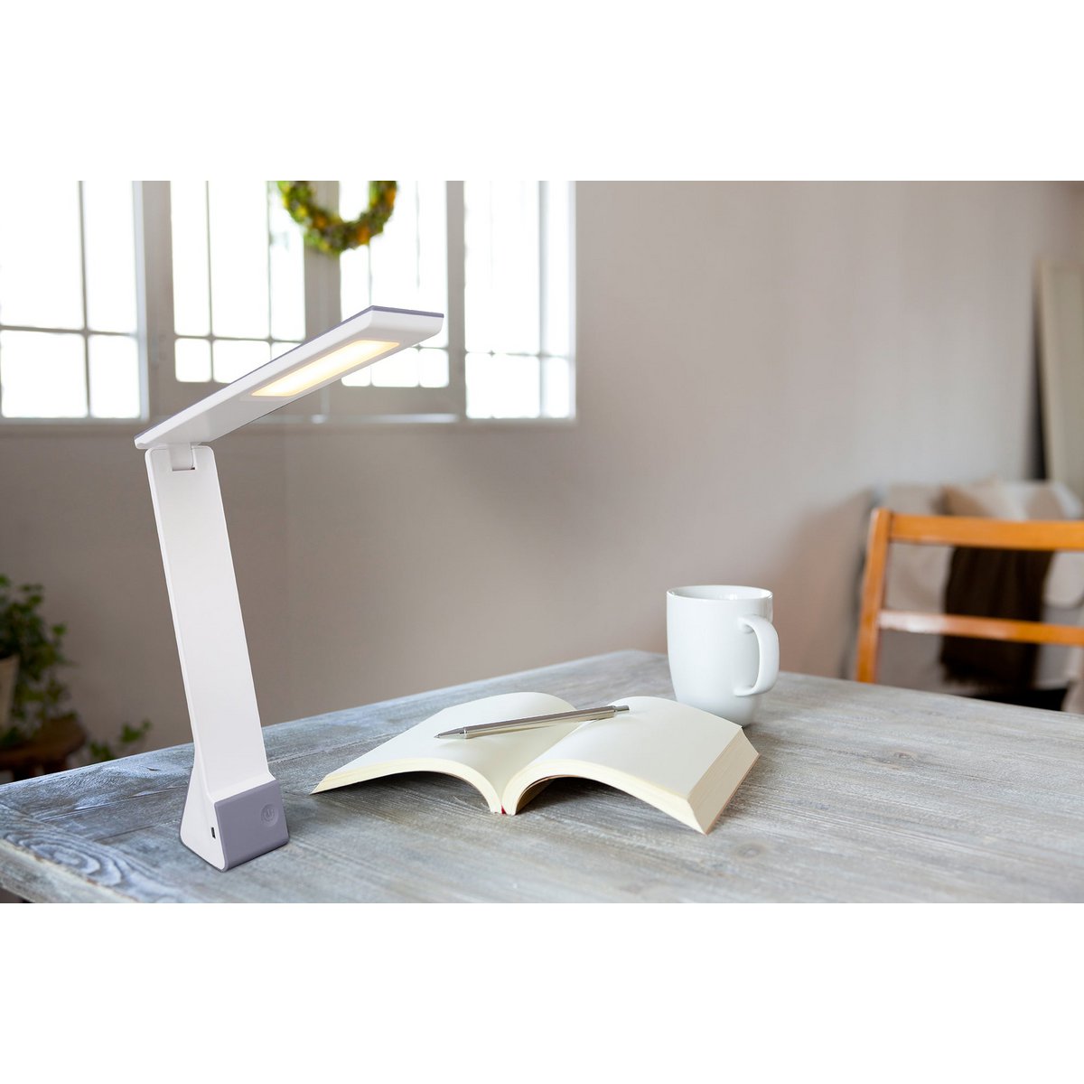 LED Tafellicht ULF - Grijs 26cm Draadloos