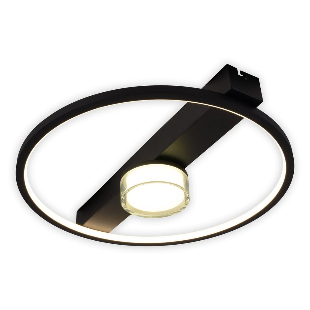 CIMO LED Plafondlamp Zwart Dimbaar 40cm