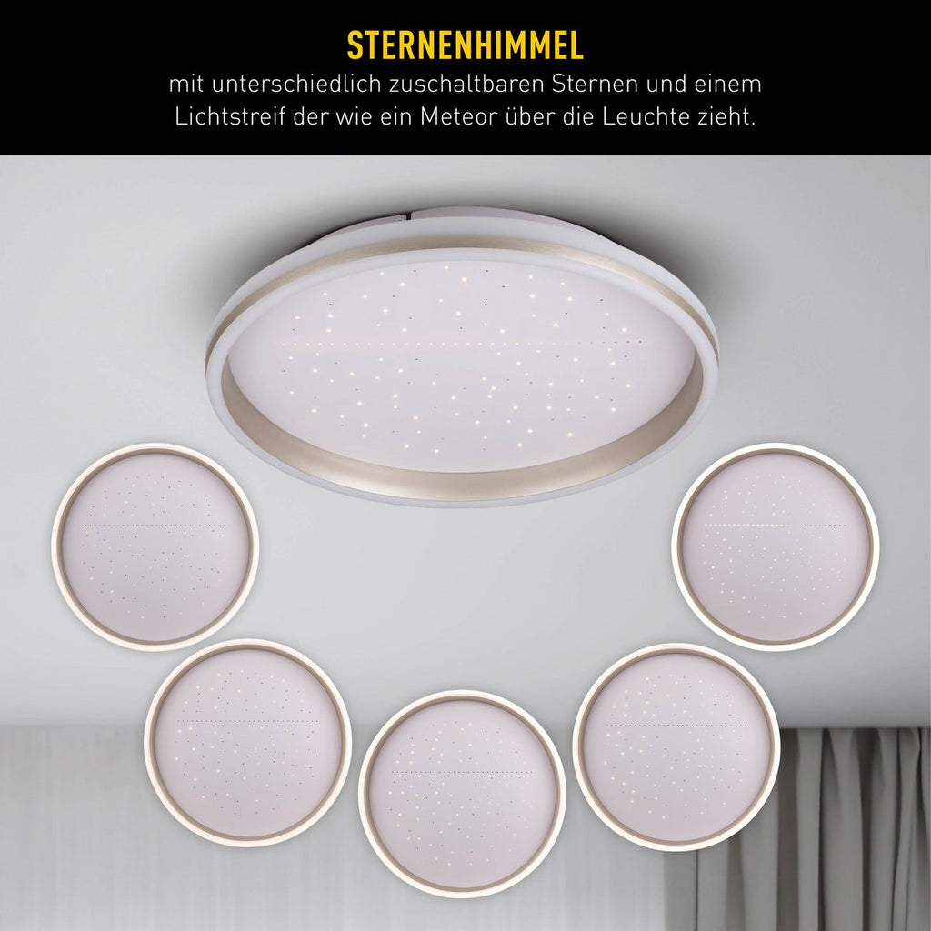 LED Plafondlamp Meteor 47cm Wit