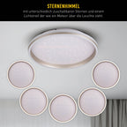 LED Plafondlamp Meteor 47cm Wit