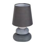 Näve Stoney Keramische Tafellamp Grijs 31cm