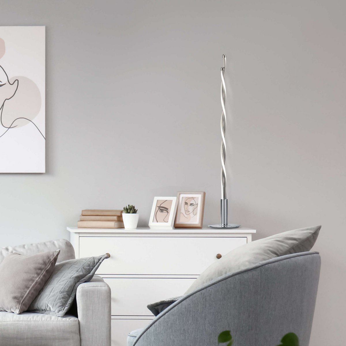 Näve Twist LED Tafellamp 85cm Dimbaar