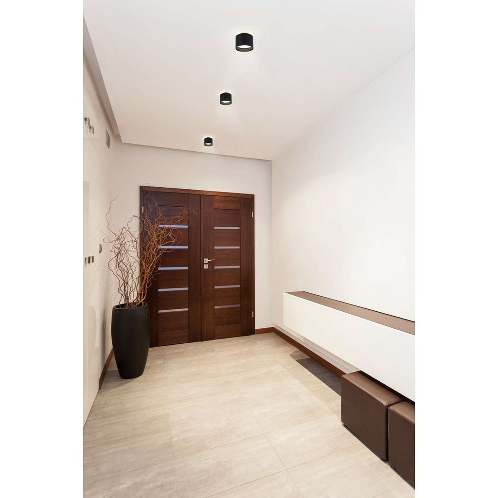 LED Spot Trios Ø10cm Zwart Metaal