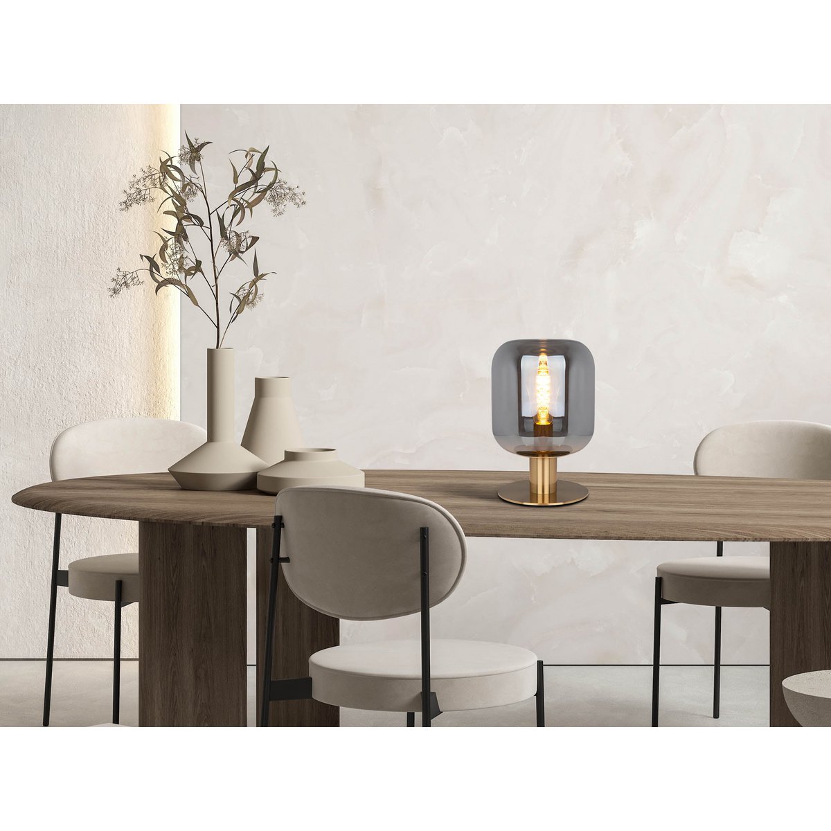 Näve Alessio Tafellicht Goud 30cm E14