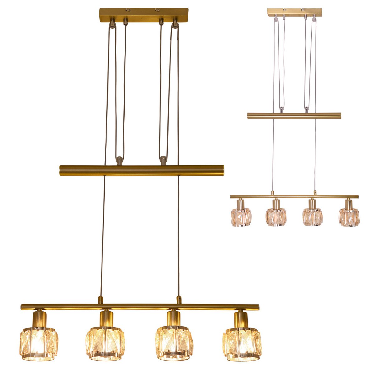 Näve Josefa LED Hanglamp E14 60cm Warm Wit