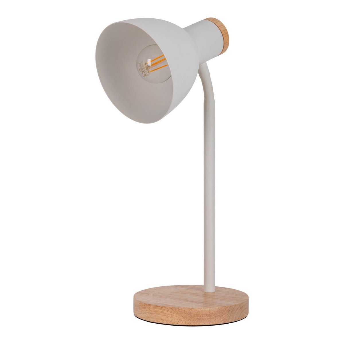Näve Marie Bureaulamp - Wit 36,5cm