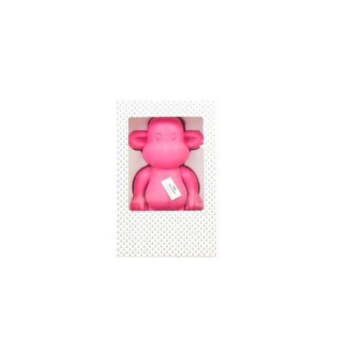 Legende Aap Beeldje - Roze Polyresin - 20,5x13,5x35cm HouseVitamin