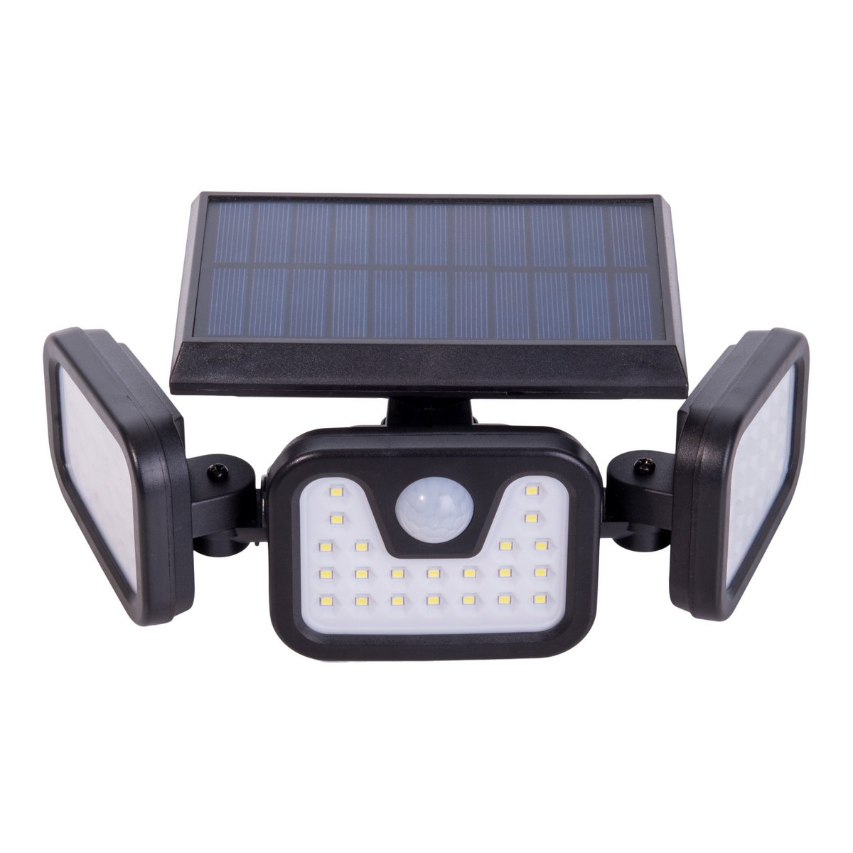 LED Solar Wandlamp Pacita - Zwart Bewegingsmelder