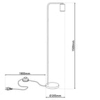 Näve Modo Staande Lamp Zwart 150cm E27