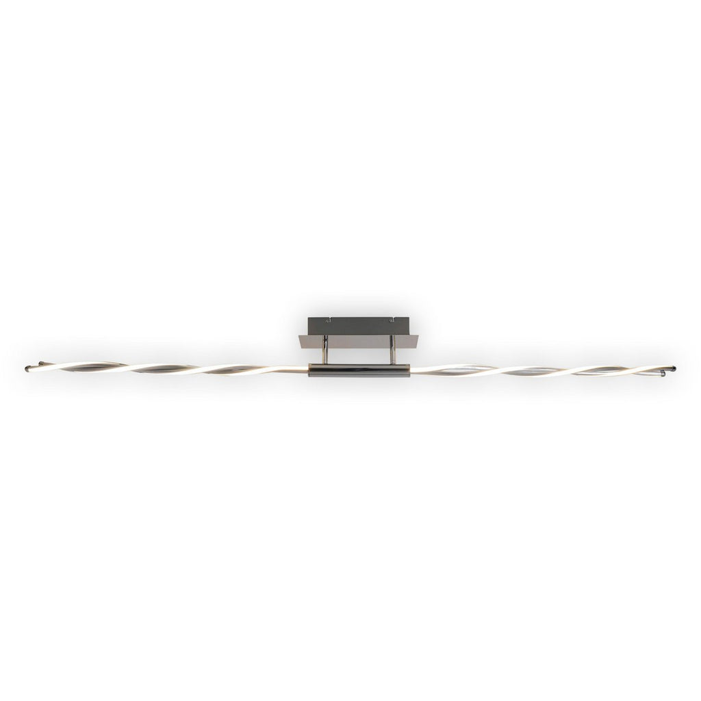 LED plafondlamp Twist 149cm Zilver