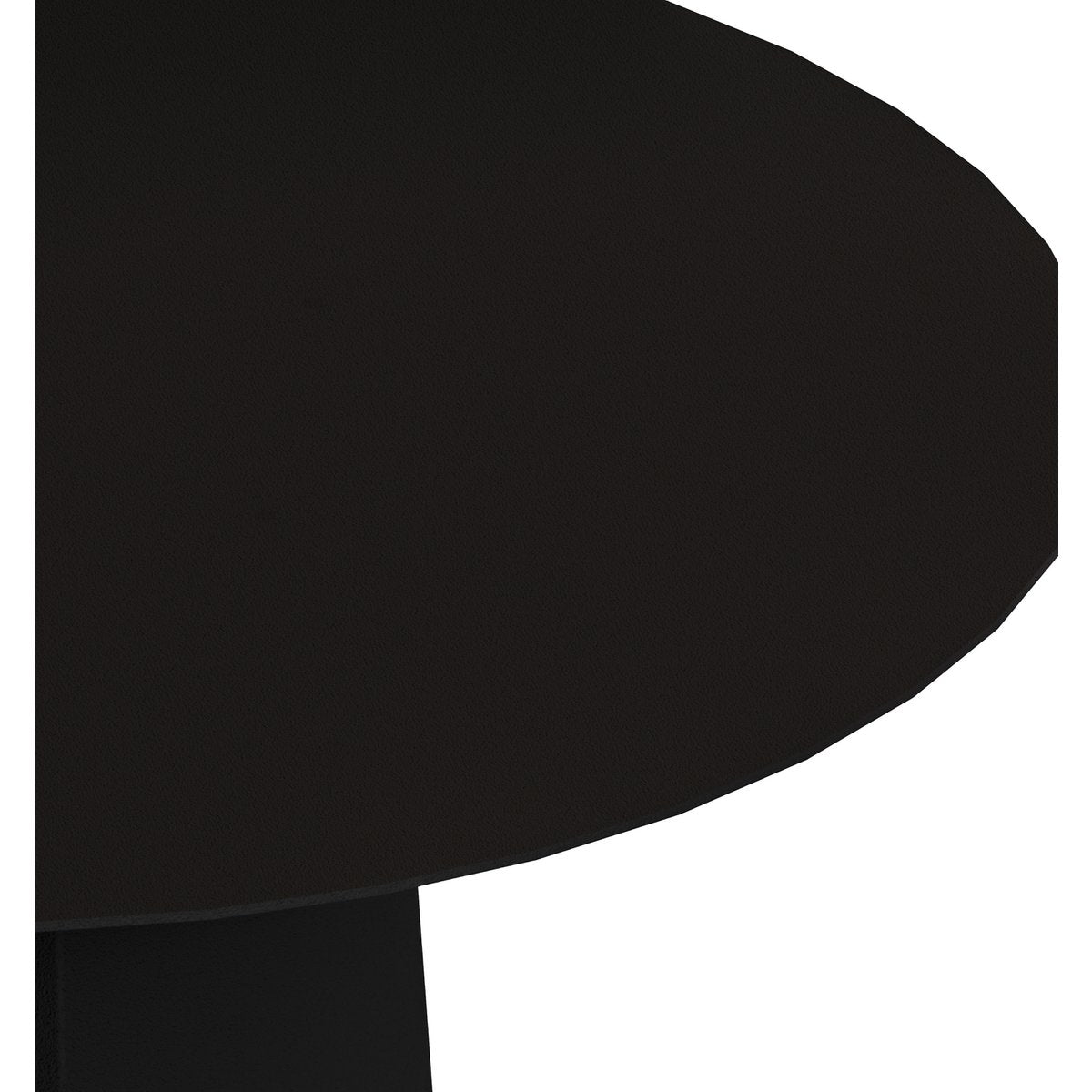 Charm Side Tafel Zwart - Gorillz Ronde Design Vijfhoekige Poot