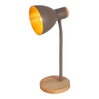 Näve Marie Bureaulamp - Bruin 36,5cm