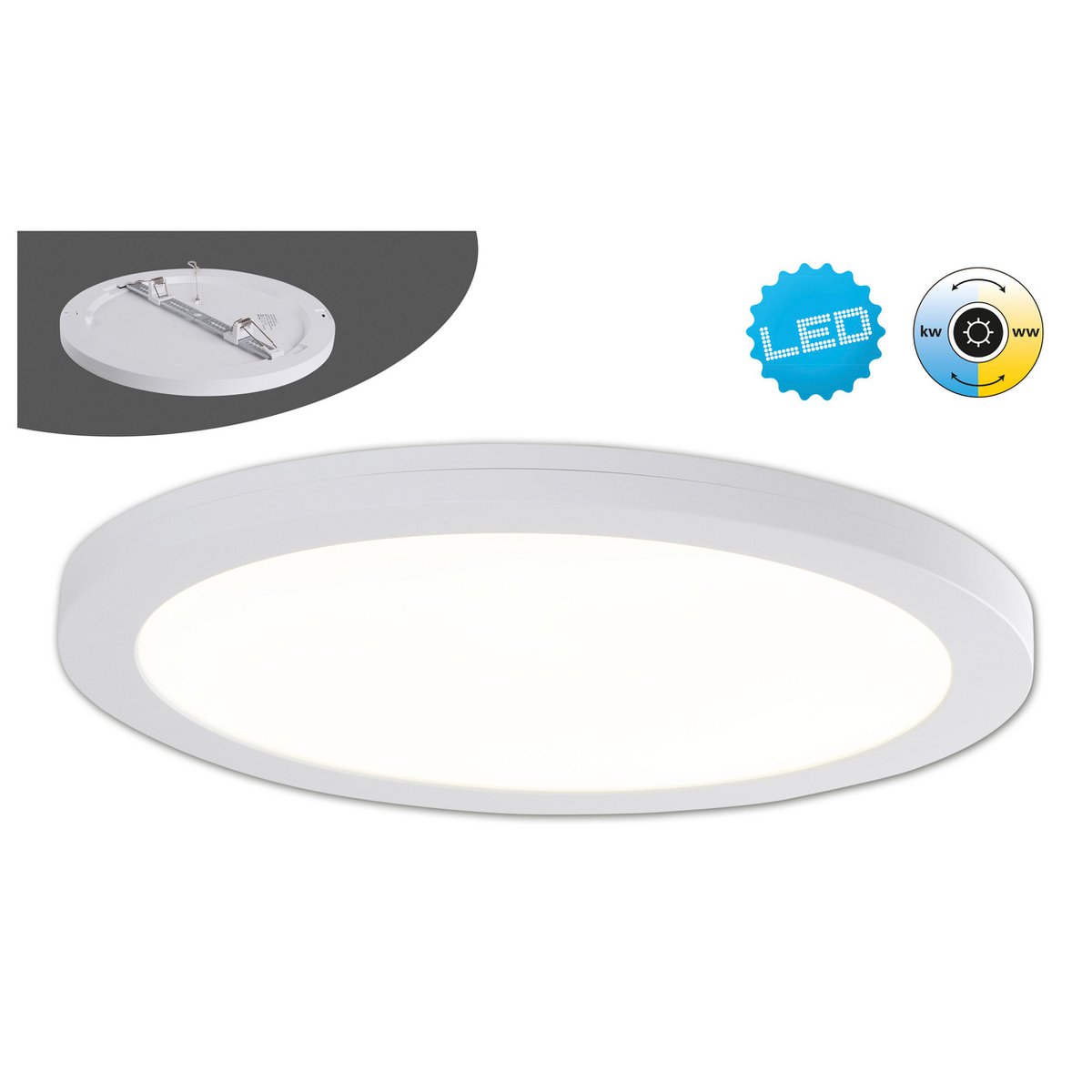Näve Bonus LED Plafondlamp Ø29cm Wit CCT