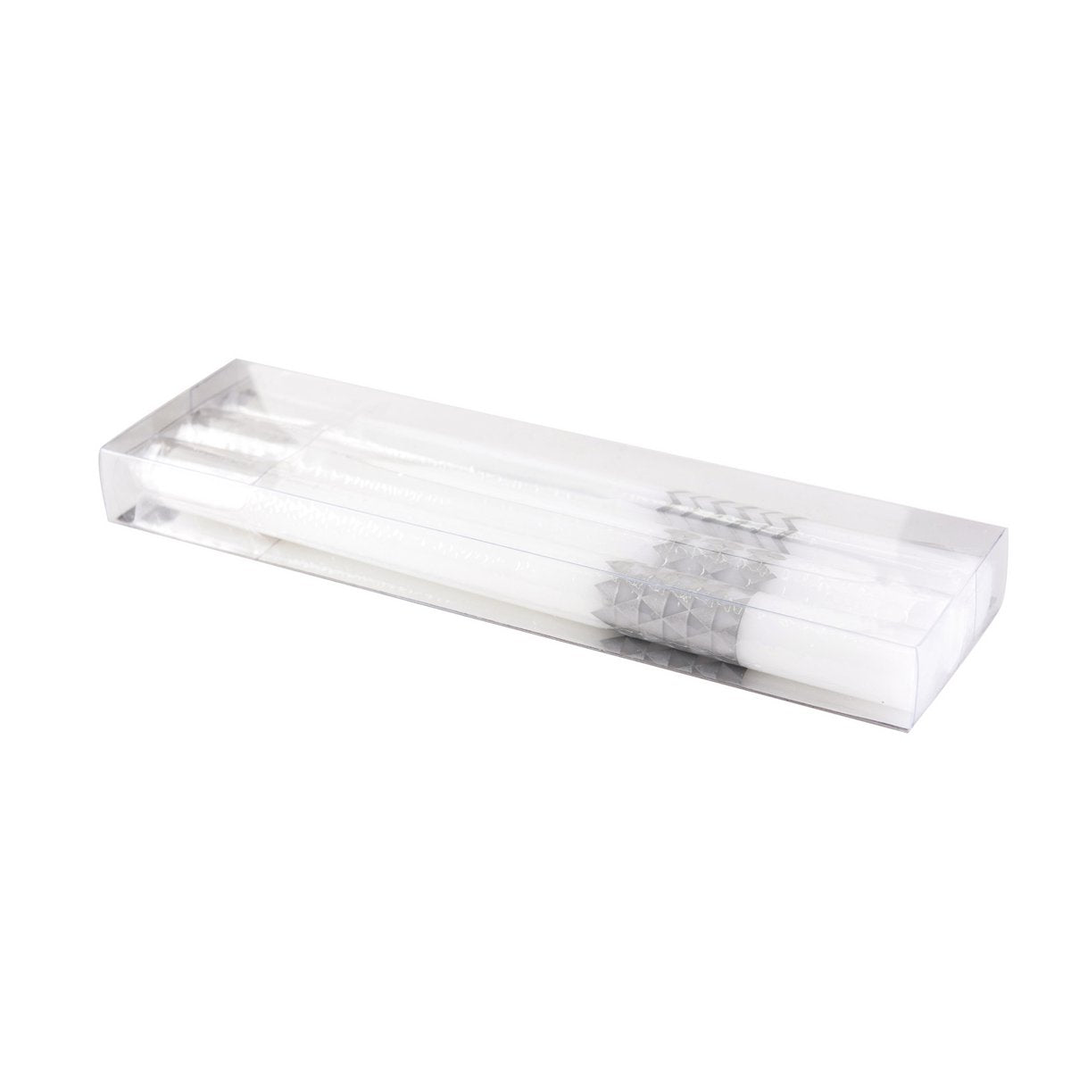 Silver Decor Torch Candles - veel van 3