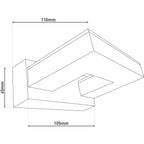 LED wandlamp "Vareta"