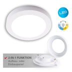 Näve Complex LED Opbouwlamp 24,6cm Wit