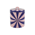 Housevitamin Swirl Voorraadpotje - Roze/Blauw - 11x11x14,5cm