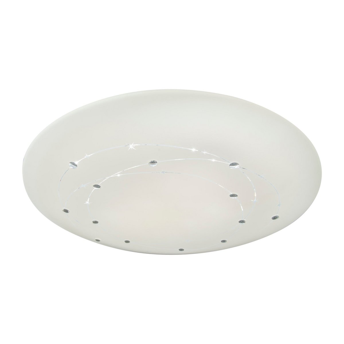 LED-plafondlamp Lissabon 61cm Wit Dimbaar