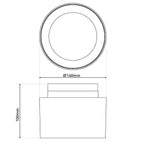 LED Spot Trimes 14cm Witte - Näve