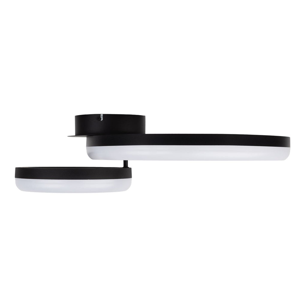 Näve Circulo LED Plafondlicht - Zwart 53cm