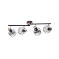 Näve Fumoso Plafondlamp - Zwart Rookglas 80cm