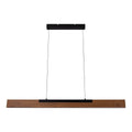 Näve Wilma LED Hanglamp Zwart/Bruin 150cm